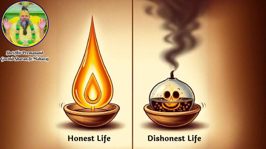 living with honesty vs living with dishonesty