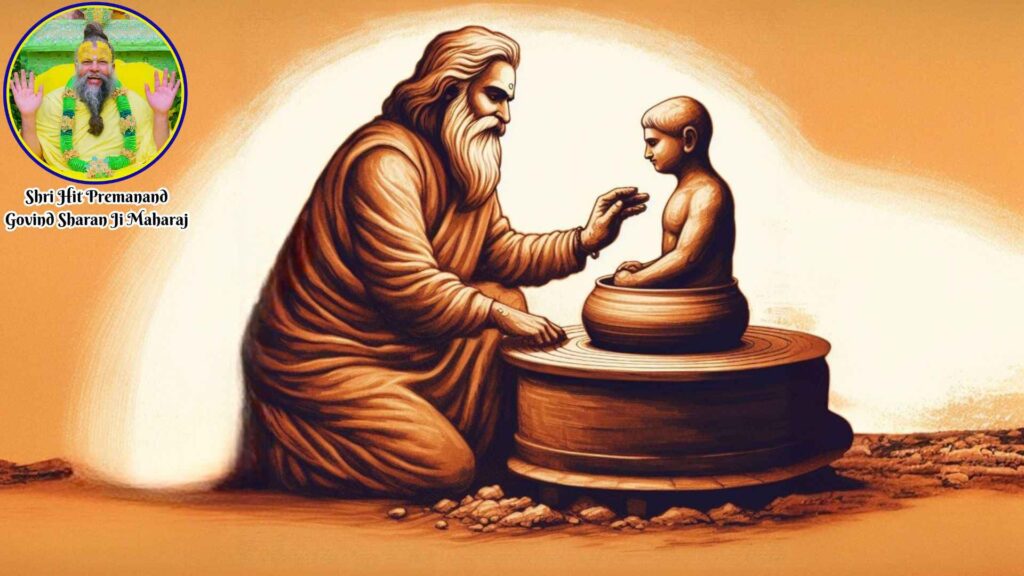 guru purifying a devotee