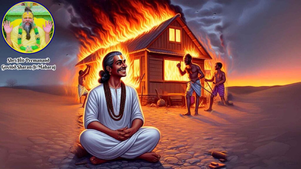 namdev ji is undisturbed and contributes to his house fire