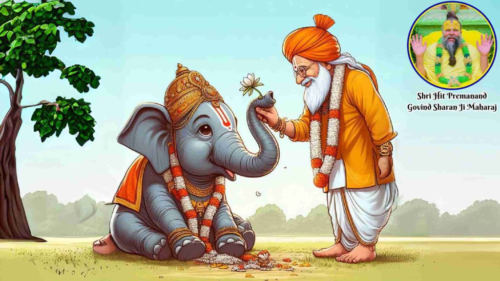 gopaldas elephant becomes disciple of rasik murari ji