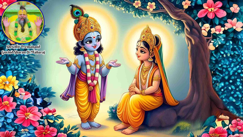 lord krishna with satyabhama